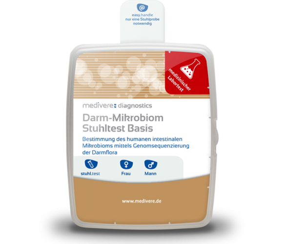 3.00<br><b>Darm-Microbioum BASIS</b><br><br>Stuhltest<br>Medivere - Partnerlabor Ganzimmun